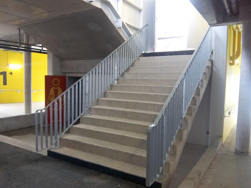 garde corps à baraudage au stade Bollaert-Delelis